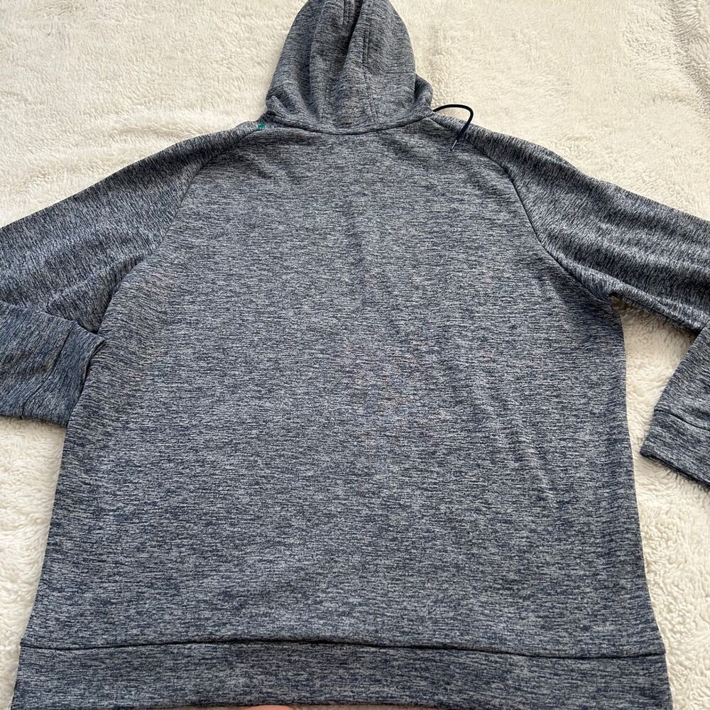 Under Armour Men Armour Fleece Twist Hoodie Navy XXL Gorpcore Hiking Gym Workout - Picture 3 of 7